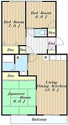 間取図画像 3LDK