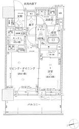パークタワー西新宿エムズポート 1LDKの間取図画像