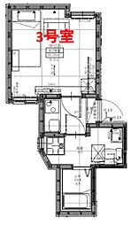 Sunny House 1階1Kの間取り