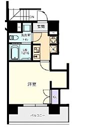 Pratique日本橋水天宮 7階1Kの間取り