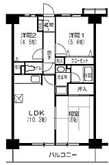 物件の間取り
