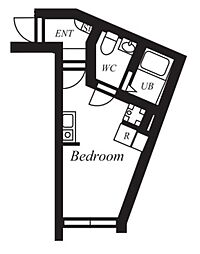PLATINUM FORME 東十条II 1階ワンルームの間取り