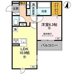 間取図画像 1LDK