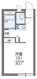 ヴィラージュ 1Kの間取図画像