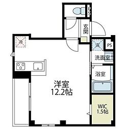 メゾン・ド・レスポワール ワンルームの間取図画像