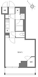 KDXレジデンス豊洲 1Kの間取図画像