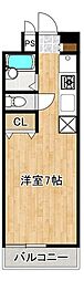 メゾンマコイ原 1Kの間取図画像