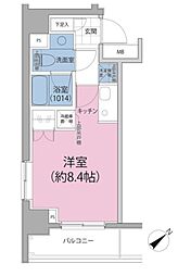 PARKHABIO東向島 ワンルームの間取図画像