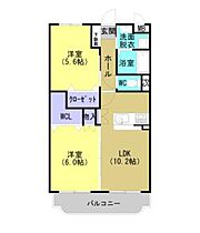 ユーミーブルースカイ 301 ｜ 福島県二本松市油井字宮下山（賃貸マンション2LDK・3階・51.78㎡） その2