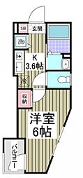 間取図画像 1K