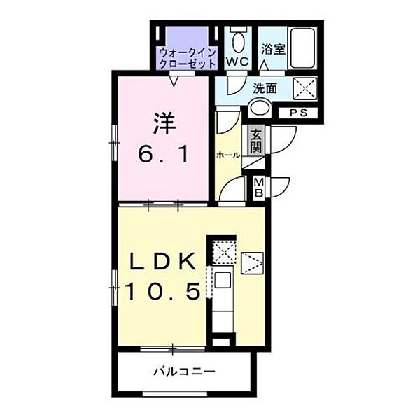 神奈川県横浜市緑区長津田町(賃貸アパート1LDK・1階・40.13㎡)の写真 その2