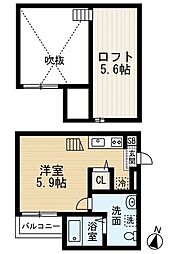 morninghills蘇我 ワンルームの間取図画像