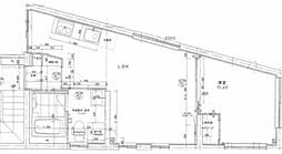 FRレジデンス大森町 1LDKの間取図画像