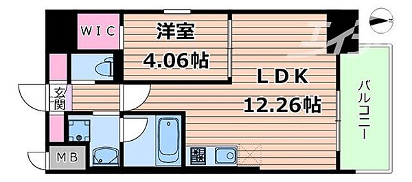 大阪府大阪市中央区本町橋(賃貸マンション1LDK・3階・40.22㎡)の写真 その2