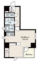 彰文居FRecoA向丘 1LDKの間取図画像