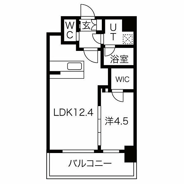 大阪府東大阪市中野南(賃貸マンション1LDK・13階・40.04㎡)の写真 その2