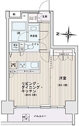 エスティメゾン錦糸町2 5階1LDKの間取り