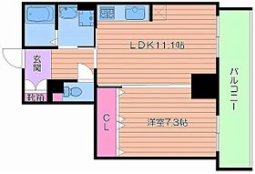 大阪府大阪市城東区成育２丁目（賃貸マンション1LDK・5階・46.43㎡） その2