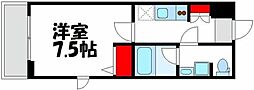 AZEST志村三丁目 1Kの間取図画像