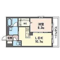 ノイモーント 00303 ｜ 神奈川県横浜市鶴見区生麦３丁目2-13（賃貸マンション1LDK・3階・40.00㎡） その2