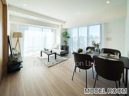 リビオレジデンス西麻布 17階1LDKのリビング/ダイニング