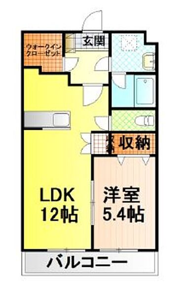 静岡県富士市鮫島(賃貸マンション1LDK・1階・44.82㎡)の写真 その2