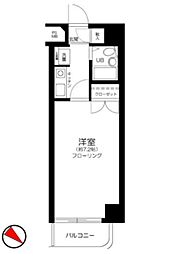 パレ・ドール豊玉北 2階1Kの間取り
