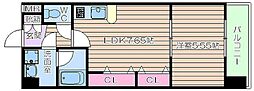 アーバネックス福島 1LDKの間取図画像