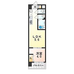 AND TERRACE 文の里 2階/-