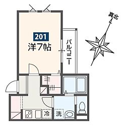 MELDIA原当麻II 3階/301