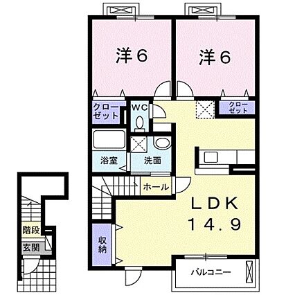 サウスコート_間取り_0