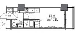 HF駒沢公園レジデンスTOWER ワンルームの間取図画像