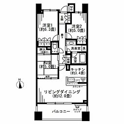 アデニウムザ・ガーデンテラス 3LDKの間取図画像