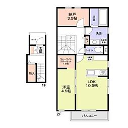 守山区守山三丁目新築計画Ｂ棟（東） 1階1SLDKの間取り
