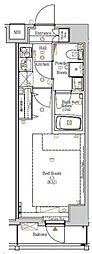 Raffistar中板橋2 1Kの間取図画像
