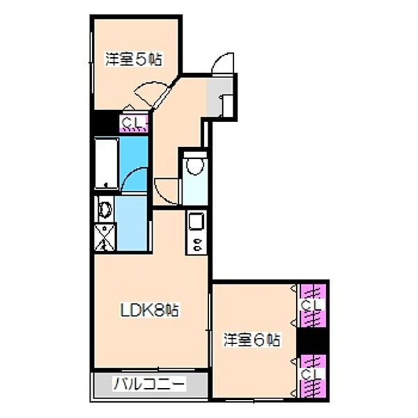 シティーコート大小路 ｜大阪府堺市堺区戎之町東３丁(賃貸マンション2LDK・7階・46.94㎡)の写真 その2