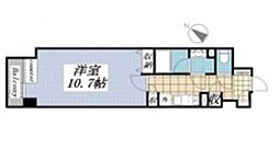 メゾン・ド・ヴィレ日本橋中洲 1Kの間取図画像