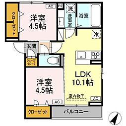 D ROOM平山5丁目 2階