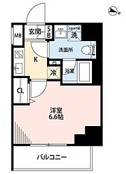 MAXIV横浜吉野町NORTH 1Kの間取図画像