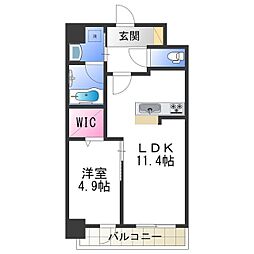 KOUKENBLDG. 1LDKの間取図画像