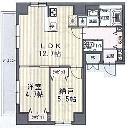 PaulowniaValleytake12大口通 1SLDKの間取図画像
