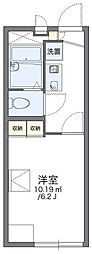 レオパレスMAX 1階1Kの間取り