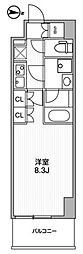 アーバンパーク浅草 1Kの間取図画像