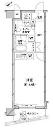 COMFORIA目黒八雲 ワンルームの間取図画像