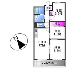 物件の間取り