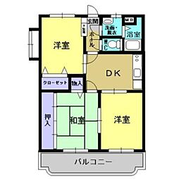 間取図画像 3DK