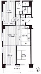 パレッヂ新小岩 5階3LDKの間取り