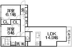 物件の間取り