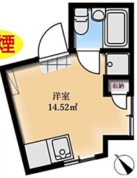 シティコーポ 3階ワンルームの間取り