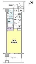 アルクス 1階1Kの間取り